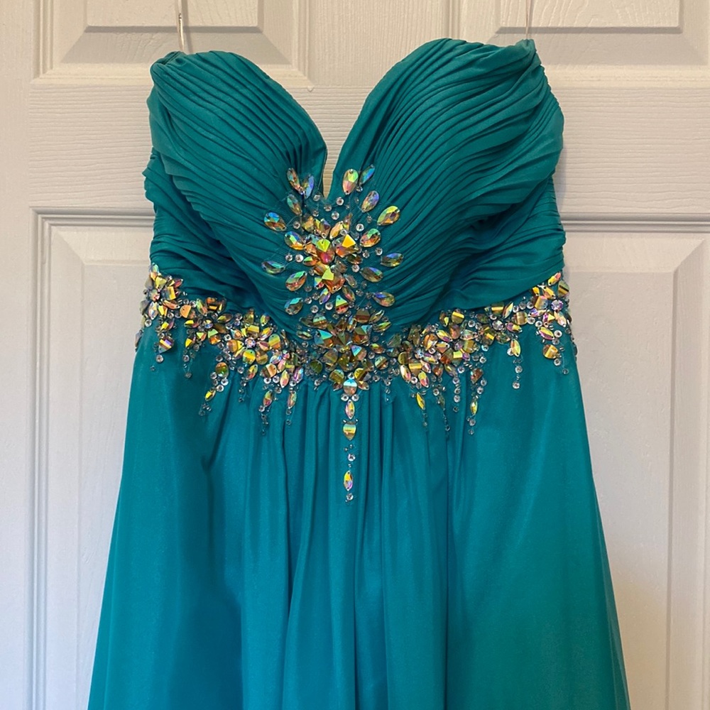 Studio 17 Prom Dress Size 10 Color: Mermaid